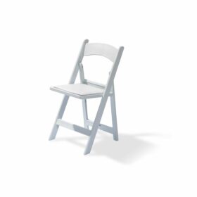 Folding Wedding Chair Klappstuhl Kunststoff Weiß