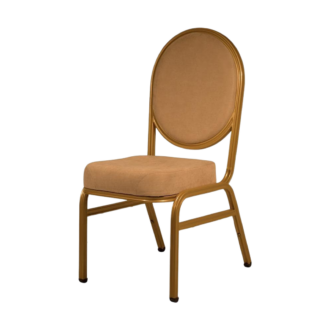 Bankettstuhl Sara Hellbraun stapelbar