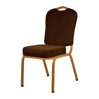 Bankettstuhl Vera Braun stapelbar