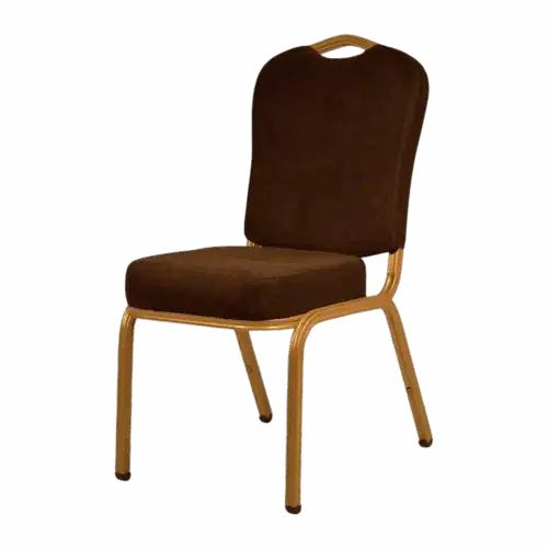 Bankettstuhl Vera Braun stapelbar