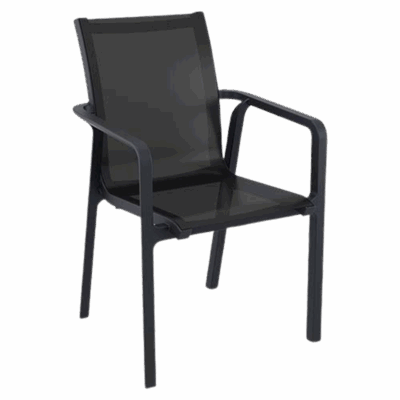 Dining-Stuhl Lace Schwarz