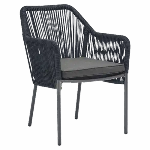 Korbsessel Baleric Blau