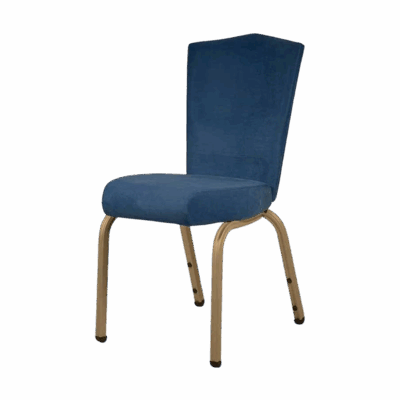 Bankettstuhl Elsa Blau stapelbar