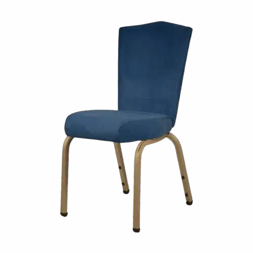 Bankettstuhl Elsa Blau stapelbar