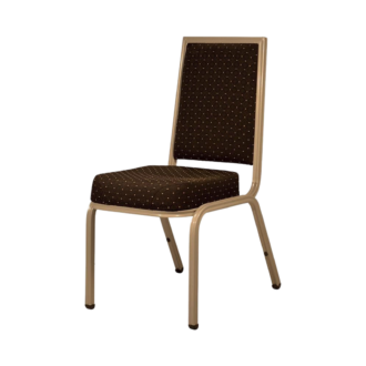 Bankettstuhl Glaria Braun stapelbar