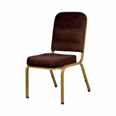 Bankettstuhl Pia Braun stapelbar