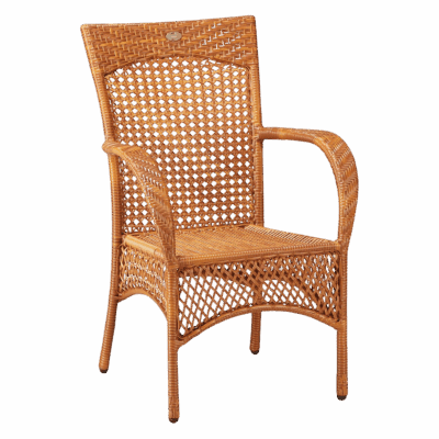 Korbsessel Madelene Karamell