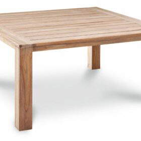 Teak-Tisch Moretti 160 x 160 cm Grey-Wash