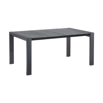 Ausziehtisch Langreo 213/269 x 100 cm Anthrazit/Alu