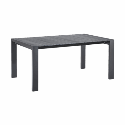 Ausziehtisch Langreo 213/269 x 100 cm Anthrazit/Alu
