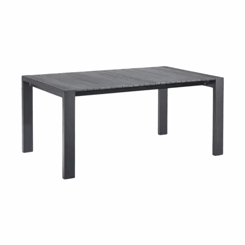 Ausziehtisch Langreo 213/269 x 100 cm Anthrazit/Alu