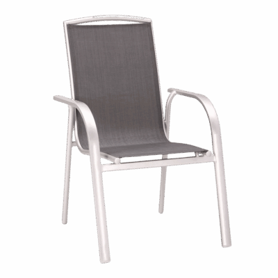 Stapelstuhl Palermo Silber