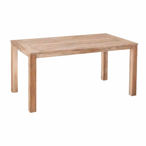 Teak-Tisch Moretti 160 x 90 cm Grey-Wash