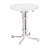 Tisch Boulevard rund 60 cm Ø Weiß