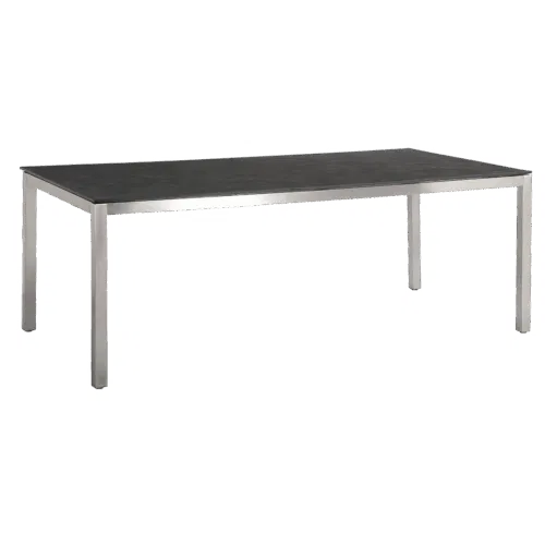 Tisch Marbella 210 x 100 cm EdelstahlArdesia copy Tisch Marbella 210 x 100 cm Edelstahl/Ardesia