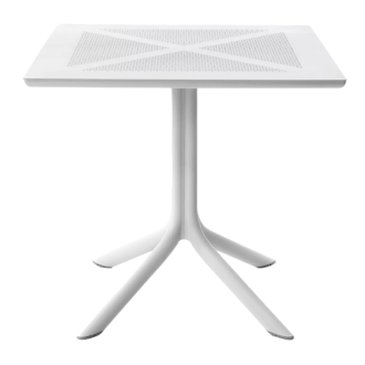 Tisch Ohio 80 x 80 cm Weiß