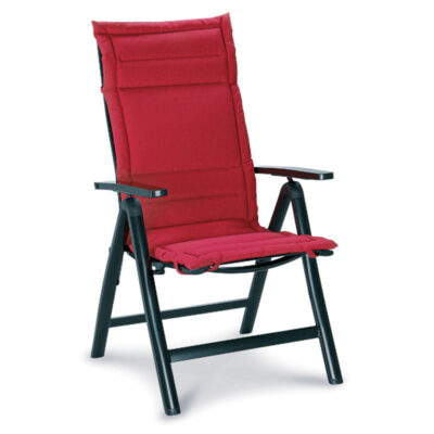 Flachkissen 175 x 50 x 4 cm Rot
