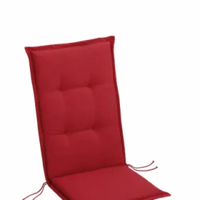 Sesselauflage 120 x 50 x 7 cm Rot