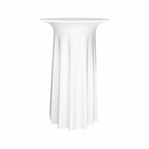 deluxe stehtischhussen luxor weiss