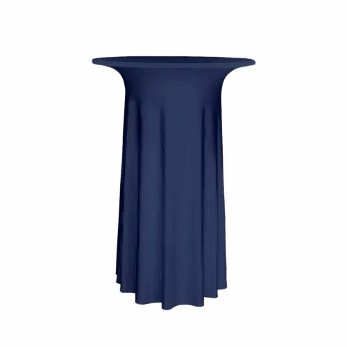 deluxe Stehtischhusse 80 cm blau