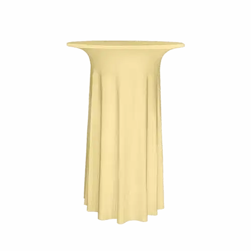 Stehtischhusse 80 cm Creme