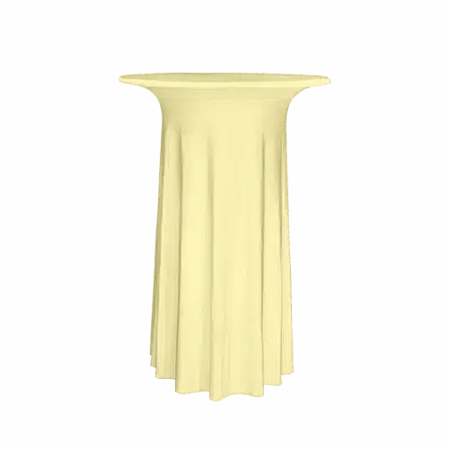 Stehtischhusse ecru