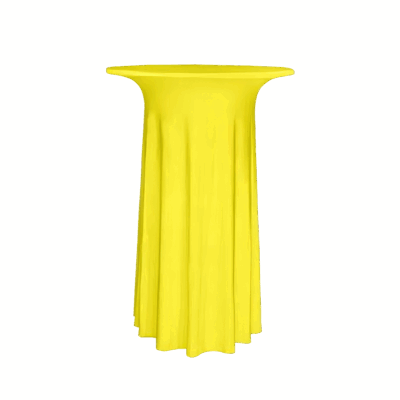 Stehtischhusse Gelb