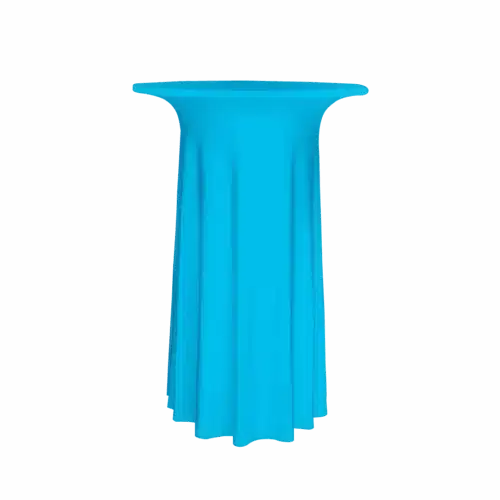Stehtischhusse 80 cm Türkis
