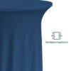 Stehtischhusse blau