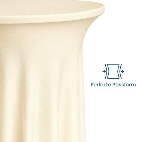 Stehtischhusse creme