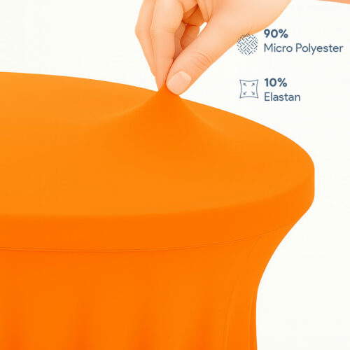 Stehtischhusse orange