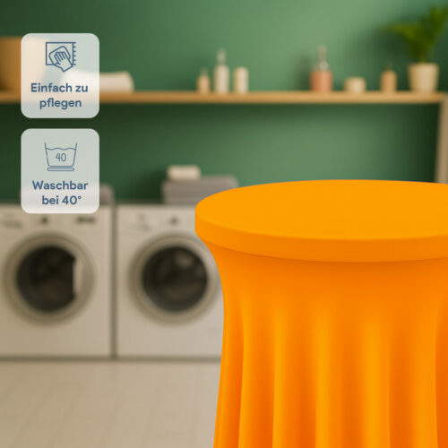 Stehtischhusse orange