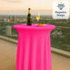 Stehtischhusse pink