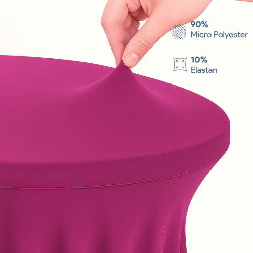 Stehtischhusse pink