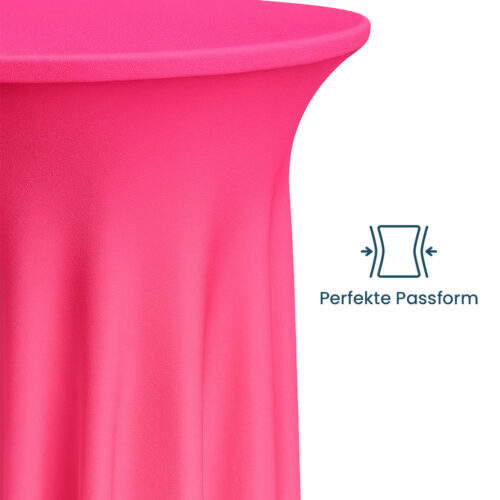 Stehtischhusse pink