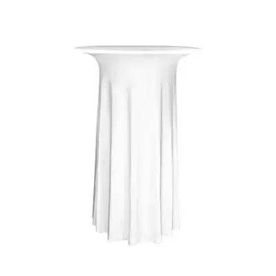 deluxe stehtischhussen luxor weiss