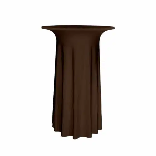 gastro stehtischhussen 80 cm schoko