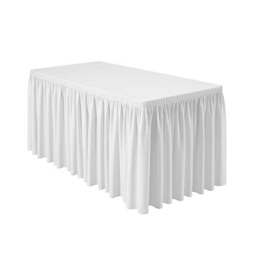 Skirting Excellent Plisseefalte Weiß