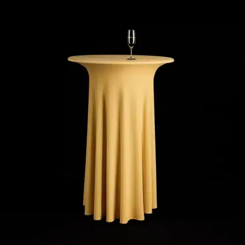 Stehtischhusse 80 cm Creme