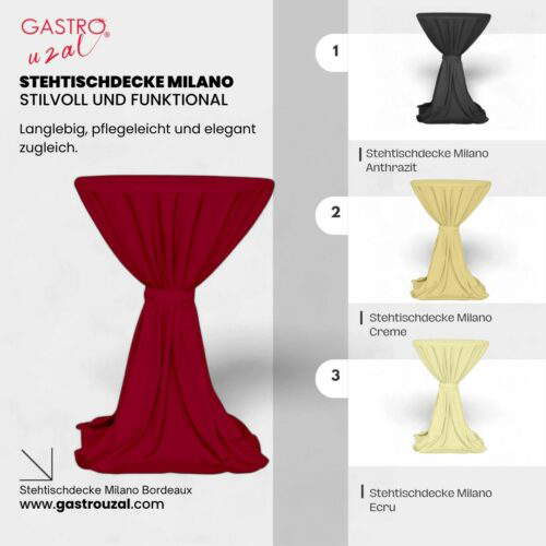 Stehtischdecke Milano Stehtischdecke Milano