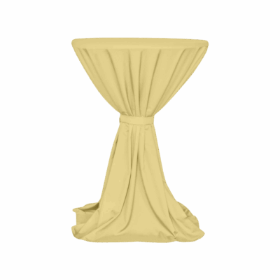 Stehtischdecke Creme