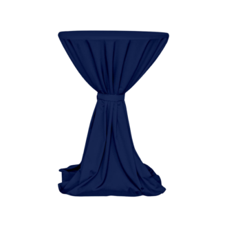 Stehtischdecke Marineblau