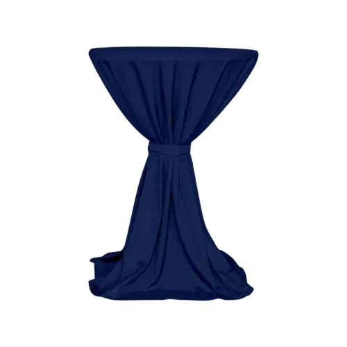 Stehtischdecke Marineblau