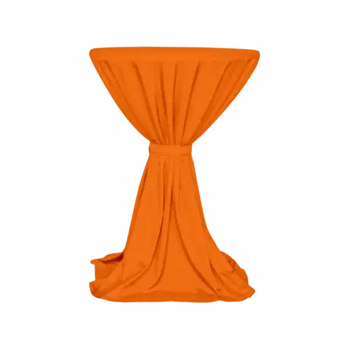 Stehtischdecke Orange