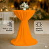 Stehtischdecke Milano Orange