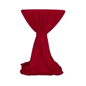 Stehtischdecke Bordeaux