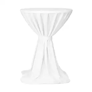 Stehtischdecke 60 - 100 cm Milano Weiß