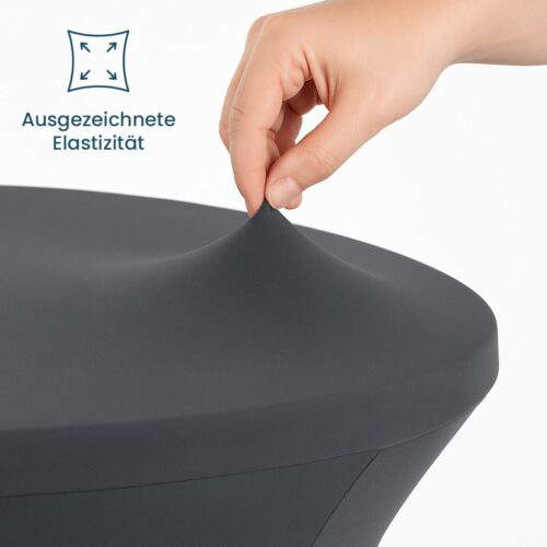 stehtischhussen elastic dunkelpetrol
