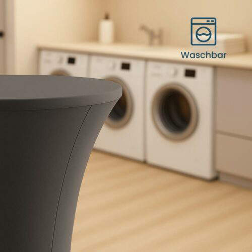 stehtischhussen washbar dunkelpetrol