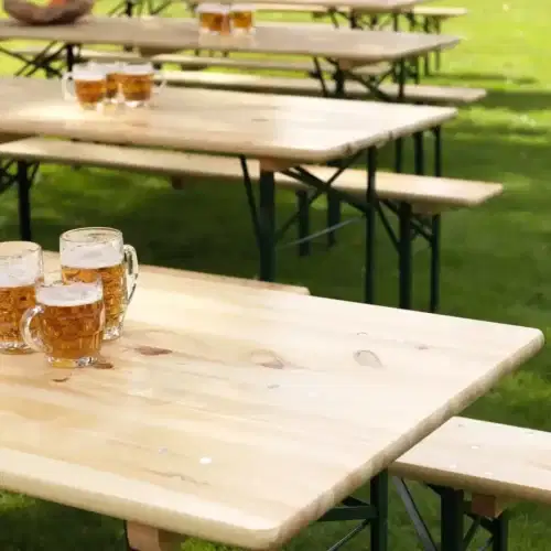 Biertisch biertischgarnitur maße